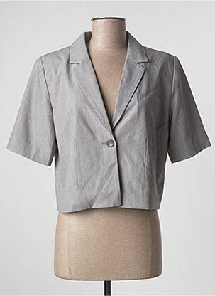 Jachete casual guler tip costum gri OBJECT femeie