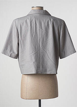 Jachete casual guler tip costum gri OBJECT femeie