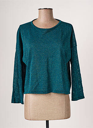 Top elasticitate mâneci 3/4 verde DIXIE femeie
