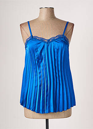 Top albastru PINK BLACK femeie