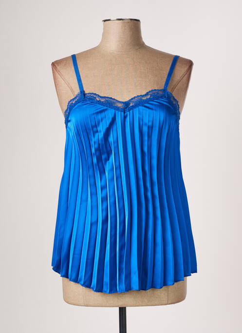 Top albastru PINK BLACK femeie