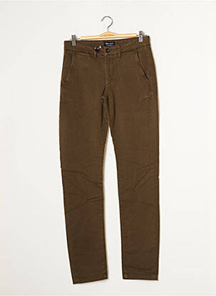 Pantalon chino elasticitate mărime normală verde TEDDY SMITH bărbat
