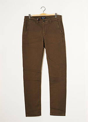 Pantalon chino elasticitate mărime normală verde TEDDY SMITH bărbat