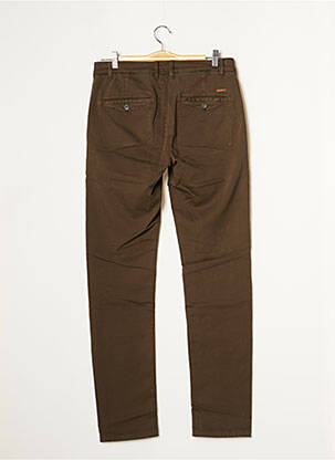 Pantalon chino elasticitate mărime normală verde TEDDY SMITH bărbat