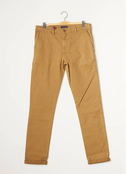 Pantalon chino maro TEDDY SMITH bărbat