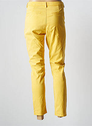 Pantalon chino talie joasă talie joasă galben TEDDY SMITH femeie