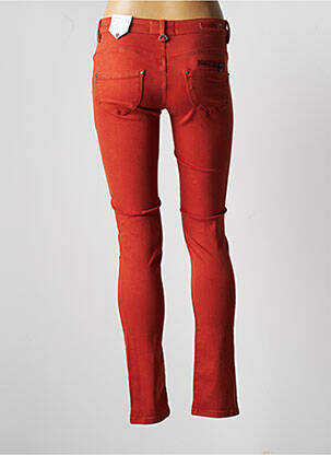 Blugi skinny elasticitate talie joasă portocalie FREEMAN T.PORTER femeie