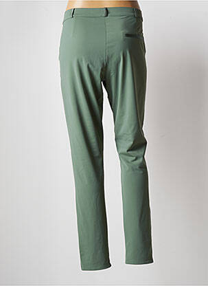 Pantalon chino închidere cu fermoar sub clapetă cu nasturi mărime normală verde HBT femeie