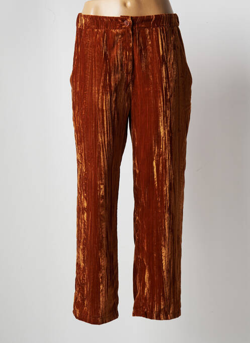 Pantalon drept maro DIXIE femeie