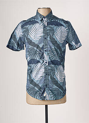 Cămașă cu mâneci scurte albastru GARCIA bărbat