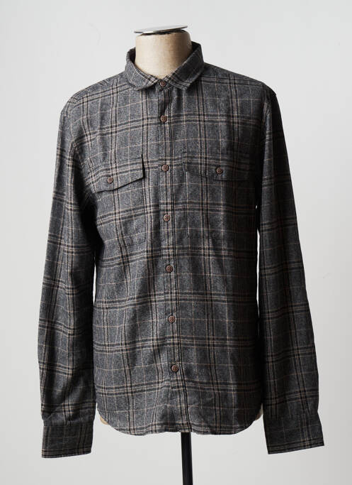 Cămașă cu mâneci lungi gri TEDDY SMITH bărbat