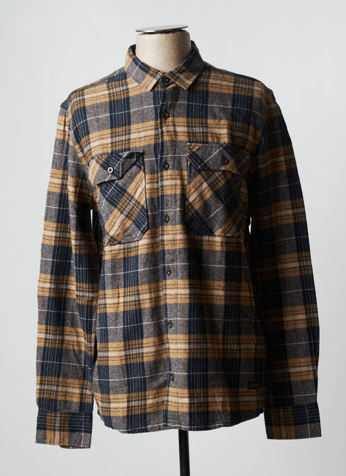 Cămașă cu mâneci lungi maro TEDDY SMITH bărbat