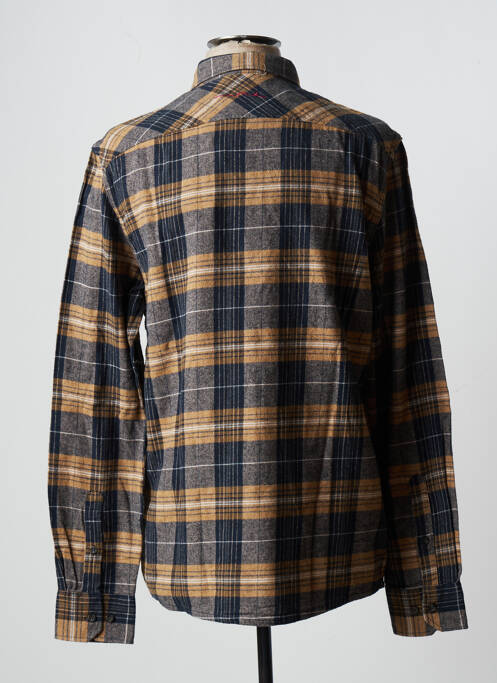 Cămașă cu mâneci lungi maro TEDDY SMITH bărbat