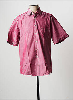 Cămașă cu mâneci scurte roșu JUPITER bărbat