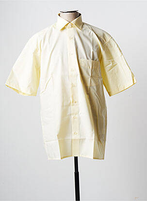 Cămașă cu mâneci scurte galben OLYMP bărbat