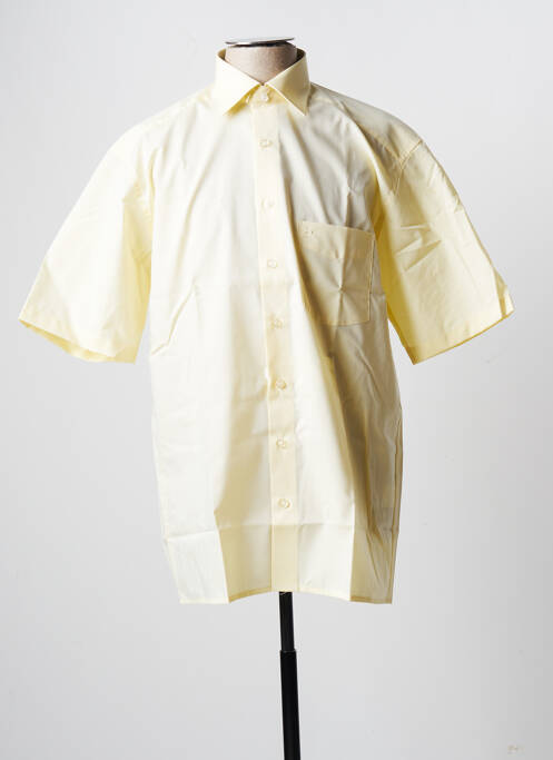 Cămașă cu mâneci scurte galben OLYMP bărbat