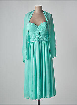 Rochie midi verde FRANCE MODE femeie