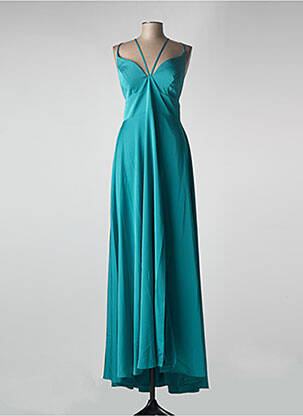 Rochie lungă albastru FRANCE MODE femeie