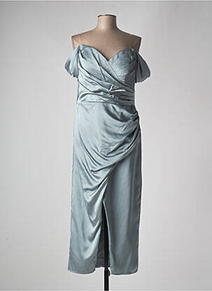 Rochie midi mâneci scurte mâneci scurte gri JUJU & CHRISTINE femeie