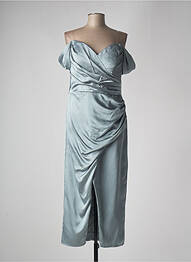 Rochie midi mâneci scurte mâneci scurte gri JUJU & CHRISTINE femeie