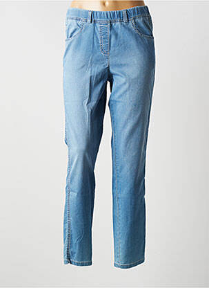 Blugi cu croială slim albastru ADELINA BY SCHEITER femeie