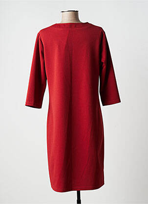 Rochie midi mâneci 3/4 mâneci 3/4 maro HALOGENE femeie