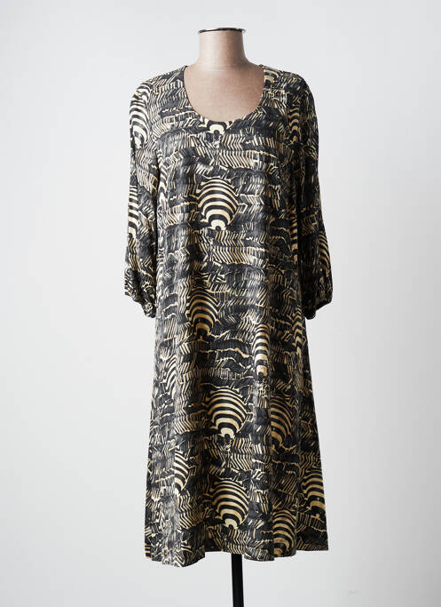 Rochie midi bej CHALOU femeie