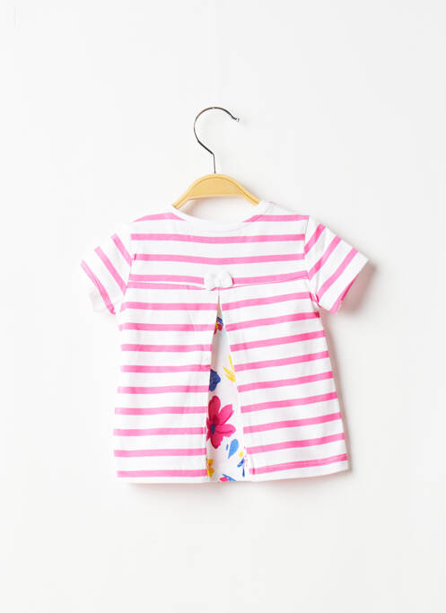 Tricou roz WEEK END A LA MER fată