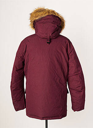Parka mansete cu margini elastice cu glugă roșu TOMMY HILFIGER bărbat