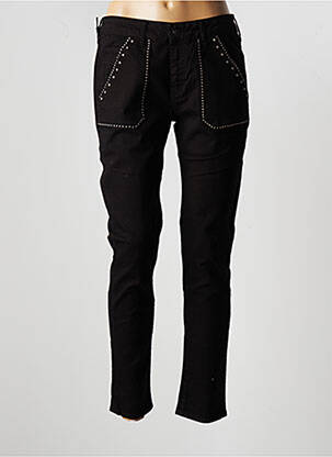 Blugi cu croială slim negru FIVE femeie