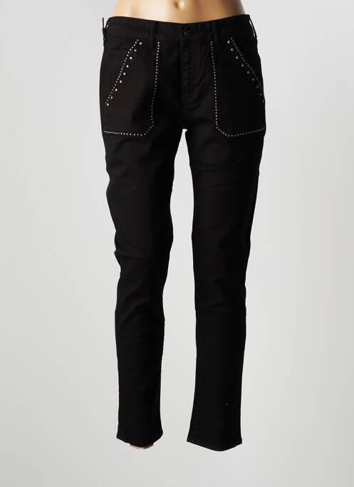 Blugi cu croială slim negru FIVE femeie