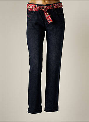 Blugi cu croială dreaptă albastru FIVE femeie