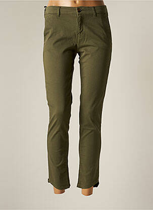 Pantalon 7/8 elasticitate mărime normală verde FIVE femeie