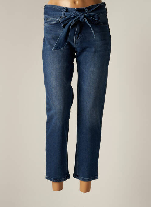 Blugi cu croială slim albastru FIVE femeie