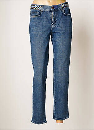 Blugi cu croială slim albastru FIVE femeie