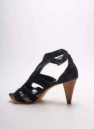 Sandale/pantofi decupați toc cui. toc de 7 la 9 cm negru K+S SHOES femeie