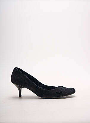 Pantofi cu toc nubuc toc de 4 la 6 cm negru DAVID ALEXANDER femeie