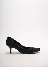Pantofi cu toc nubuc toc de 4 la 6 cm negru DAVID ALEXANDER femme