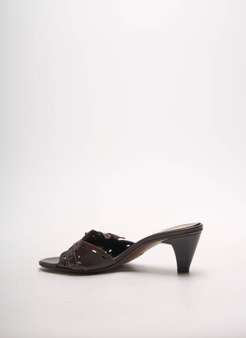 Mulete/Saboți maro JEANNOT femeie