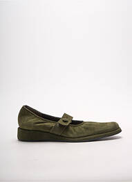 Balerine tip de talpă amortizantă toc plat până la 3 cm verde ACCESSOIRE DIFFUSION femeie