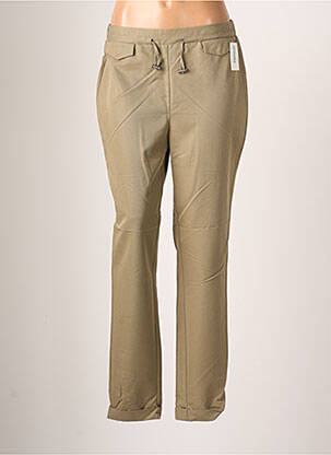 Pantalon chino verde JULIE GUERLANDE femeie