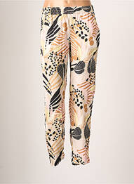 Pantalon drept țesătură crep mărime normală bej TONI DRESS femme