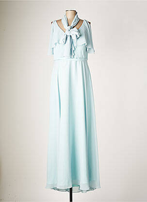 Rochie lungă albastru FASHION NEW YORK femeie