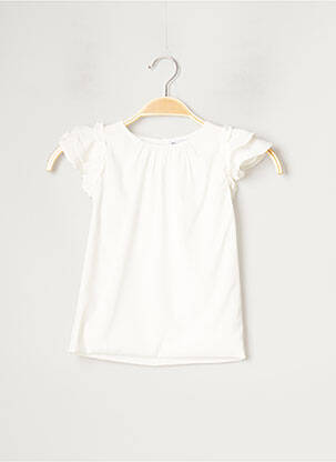Bluză alb LES PETITS INCLASSABLES fată