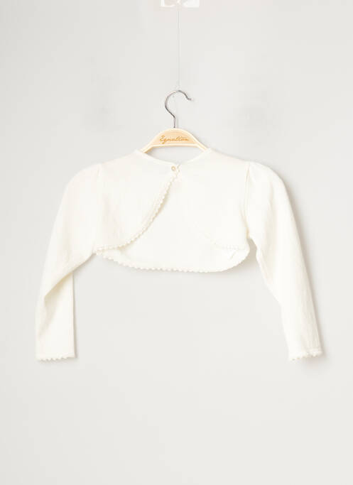 Bolero bej LES PETITS INCLASSABLES fată