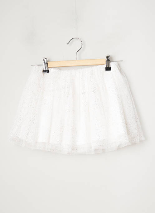 Fustă midi alb LES PETITS INCLASSABLES fată