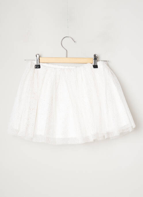 Fustă midi alb LES PETITS INCLASSABLES fată