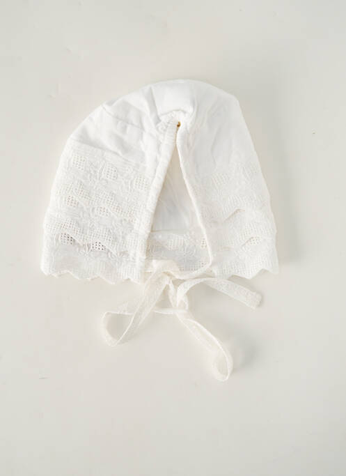 Pălărie alb LES PETITS INCLASSABLES fată