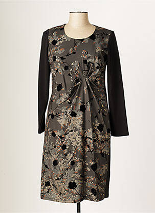 Rochie midi negru BLANC BOHEME femeie