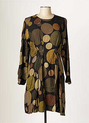 Rochie midi negru BLANC BOHEME femeie